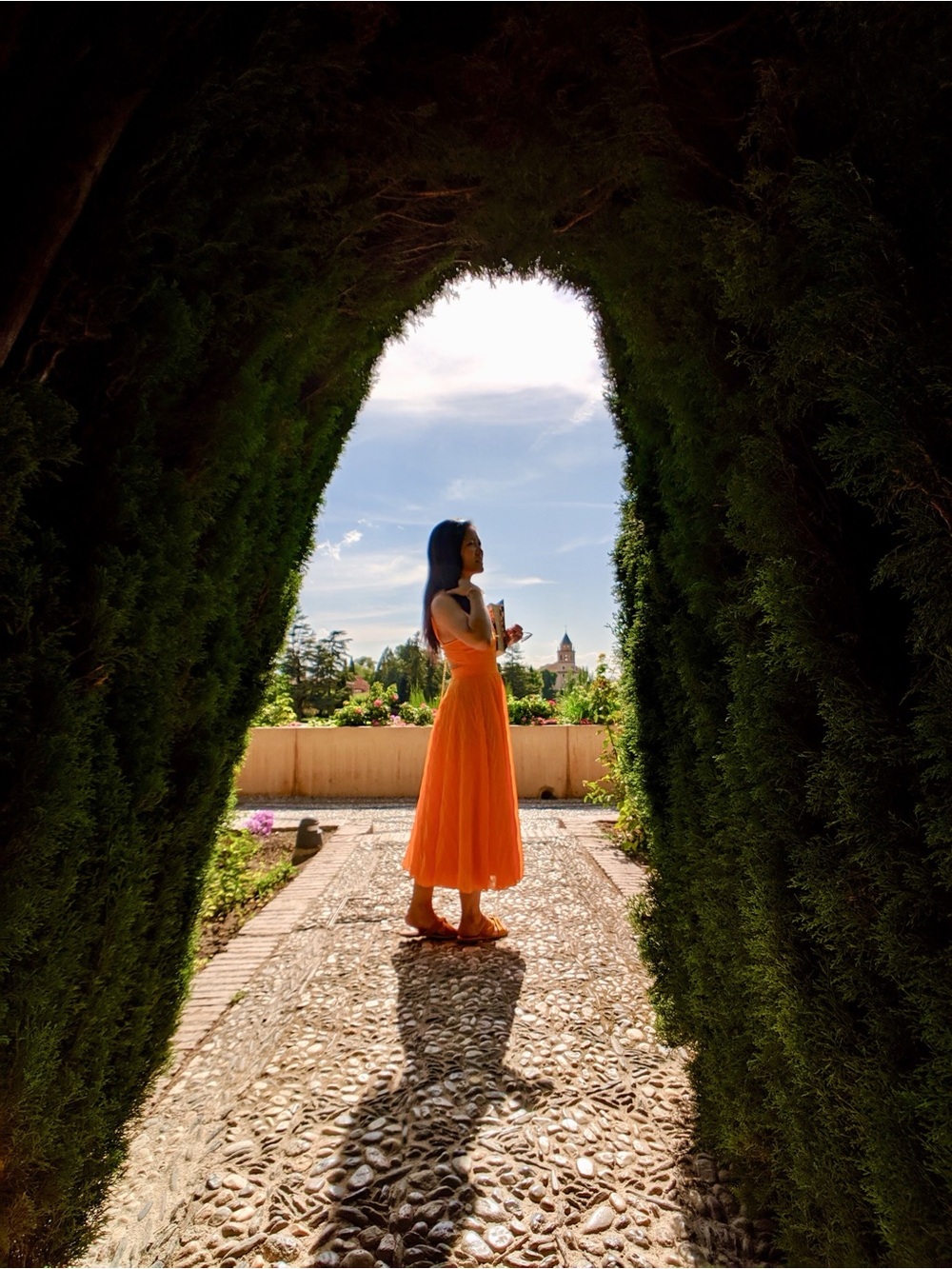 ASOS Bright Orange Midi Dress - Sleeveless Summer Dress